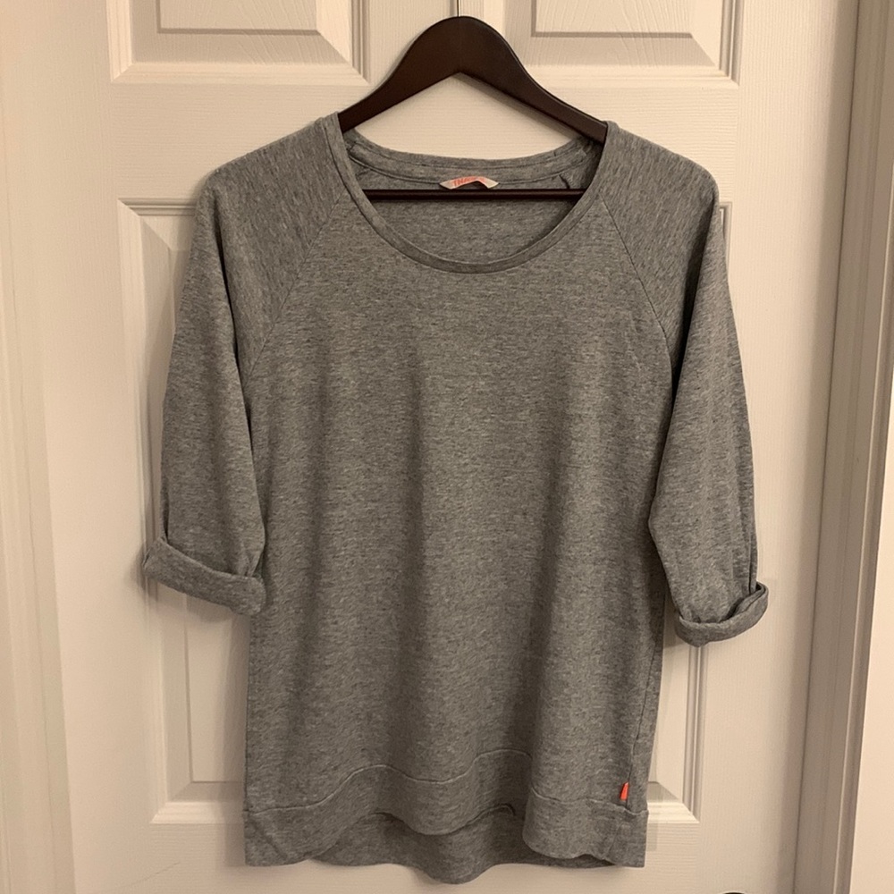 TNA Grey 3/4 Sleeve Top